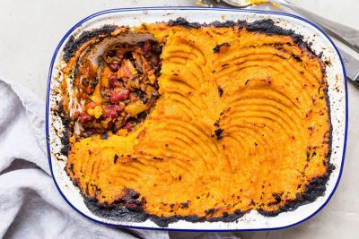 Sweet Potato and Black Bean Shepherd's Pie